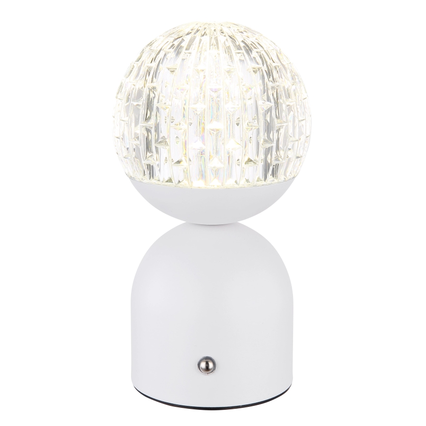 Globo - Сенсорна настільна LED лампа з регулюванням яскравості LED/2,5W/3,7V 2700/4000/65000K 1800 mAh USB білий