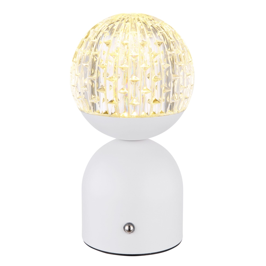 Globo - Сенсорна настільна LED лампа з регулюванням яскравості LED/2,5W/3,7V 2700/4000/65000K 1800 mAh USB білий