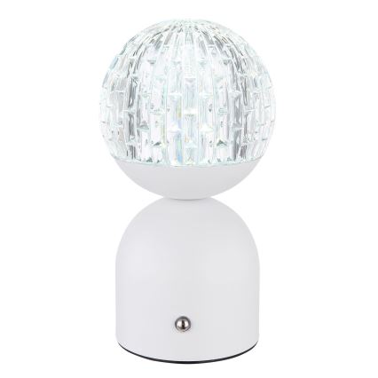 Globo - Сенсорна настільна LED лампа з регулюванням яскравості LED/2,5W/3,7V 2700/4000/65000K 1800 mAh USB білий