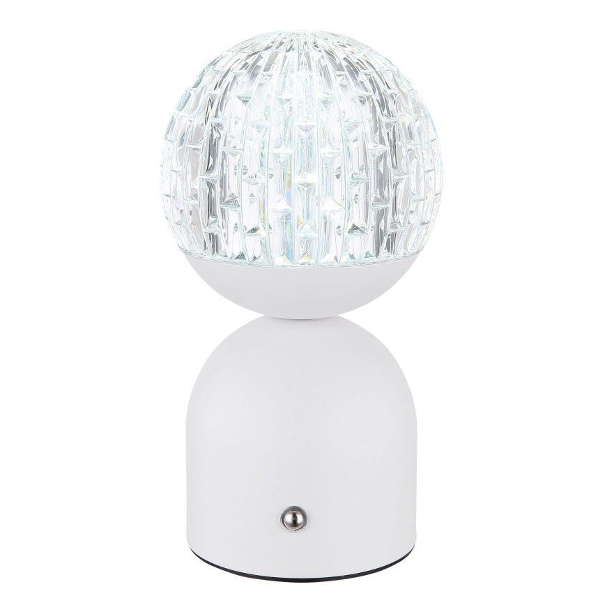Globo - Сенсорна настільна LED лампа з регулюванням яскравості LED/2,5W/3,7V 2700/4000/65000K 1800 mAh USB білий