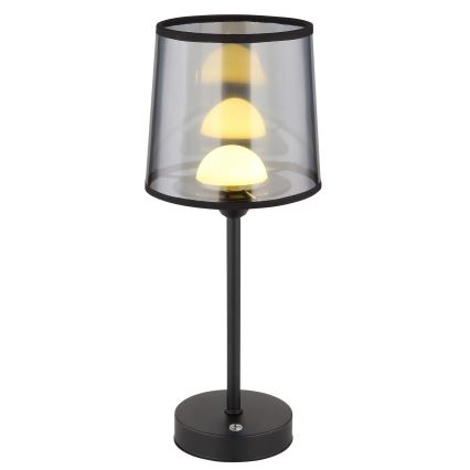 Globo - LED Акумуляторна сенсорна настільна лампа з регулюванням яскравості LED/2,5W/3,7V 2700/4000/6500K 1800 mAh чорний