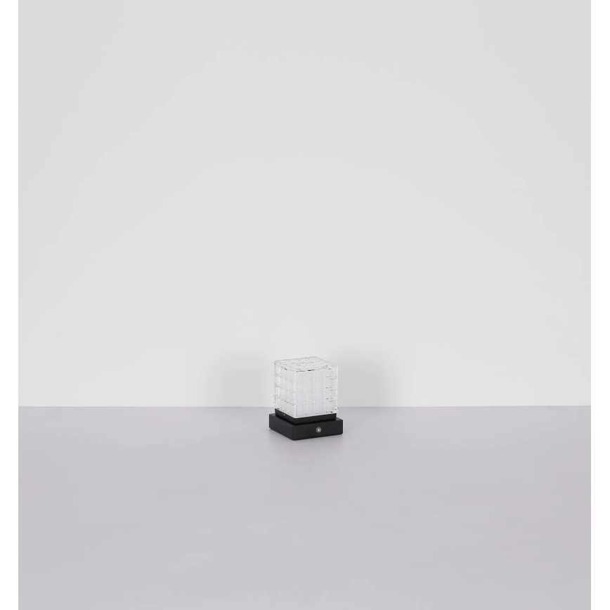 Globo - Сенсорна настільна LED лампа з регулюванням яскравості LED/2,5W/3,7V 2700K/4000K/6500K 1800 mAh USB чорний