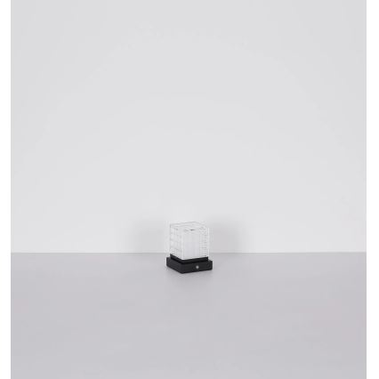 Globo - Светодиодная сенсорная настольная лампа с регулированием яркости LED/2,5W/3,7V 2700K/4000K/6500K 1800 mAh USB черный