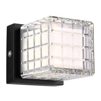 Globo - Светодиодная сенсорная настольная лампа с регулированием яркости LED/2,5W/3,7V 2700K/4000K/6500K 1800 mAh USB черный