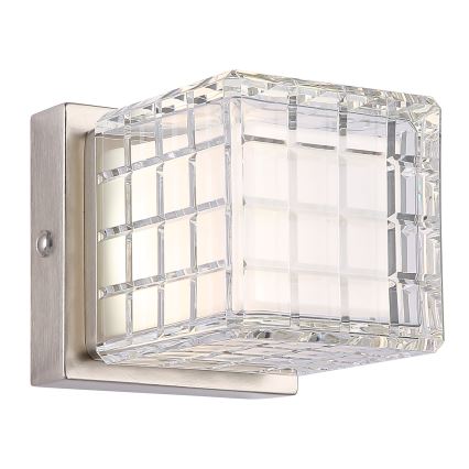 Globo - Сенсорна настільна LED лампа з регулюванням яскравості LED/2,5W/3,7V 2700K/4000K/6500K 1800 mAh USB матовий хром