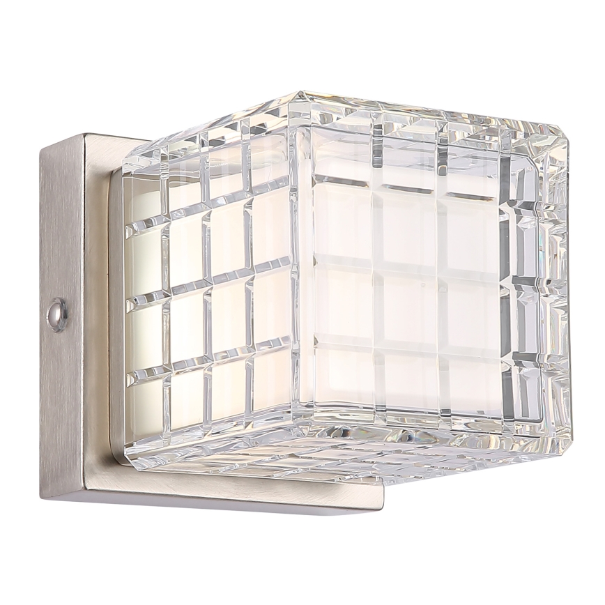 Globo - Сенсорна настільна LED лампа з регулюванням яскравості LED/2,5W/3,7V 2700K/4000K/6500K 1800 mAh USB матовий хром