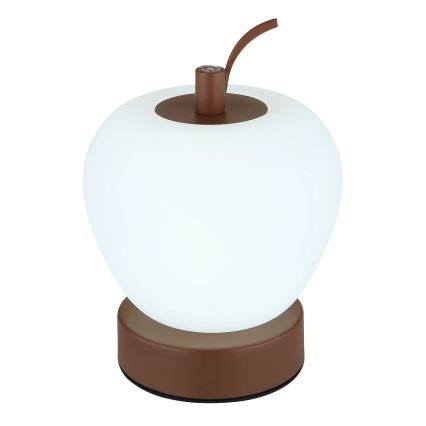 Globo - Светодиодная сенсорная настольная лампа с регулированием яркости LED/2W/3,7V 2700K/4000K/6500K 1200 mAh USB коричневый