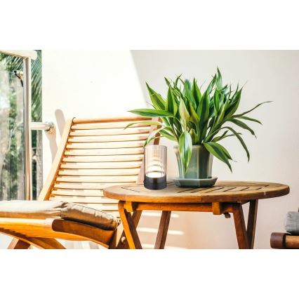 Globo - Светодиодная уличная аккумуляторная сенсорная настольная лампа с регулированием яркости LED/2W/3,7V 2700/4000/6500K 1200mAh IP44 бежевый