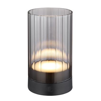 Globo - Светодиодная уличная аккумуляторная сенсорная настольная лампа с регулированием яркости LED/2W/3,7V 2700/4000/6500K 1200mAh IP44 серый