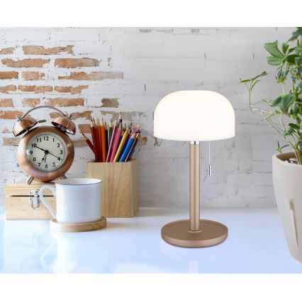 Globo - LED Акумуляторна настільна лампа LED/1,5W/3,7V 3000/4200/6000K 1800mAh коричневий