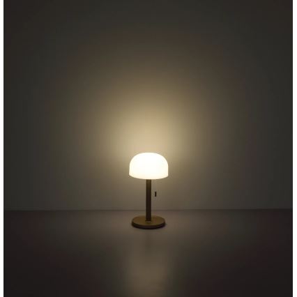 Globo - LED Акумуляторна настільна лампа LED/1,5W/3,7V 3000/4200/6000K 1800mAh коричневий
