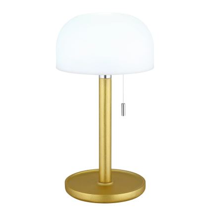 Globo - LED Акумуляторна настільна лампа LED/1,5W/3,7V 3000/4200/6000K 1800mAh латунь