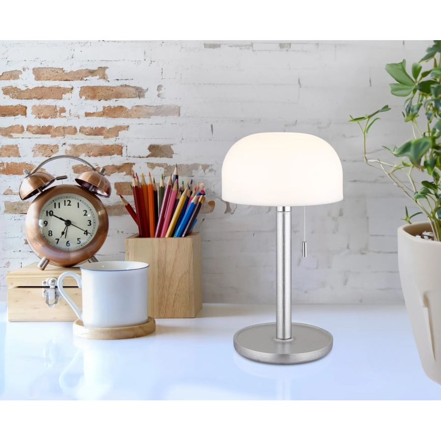 Globo - LED Акумуляторна настільна лампа LED/1,5W/3,7V 3000/4200/6000K 1800mAh срібний