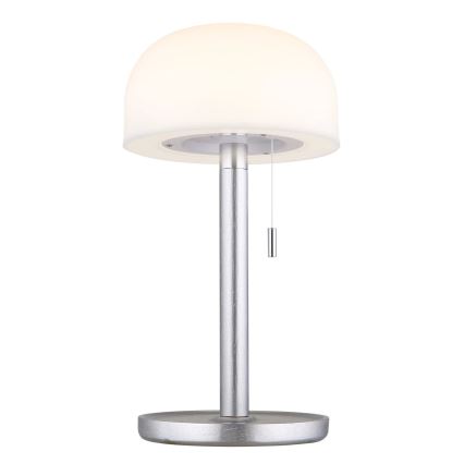 Globo - LED Акумуляторна настільна лампа LED/1,5W/3,7V 3000/4200/6000K 1800mAh срібний