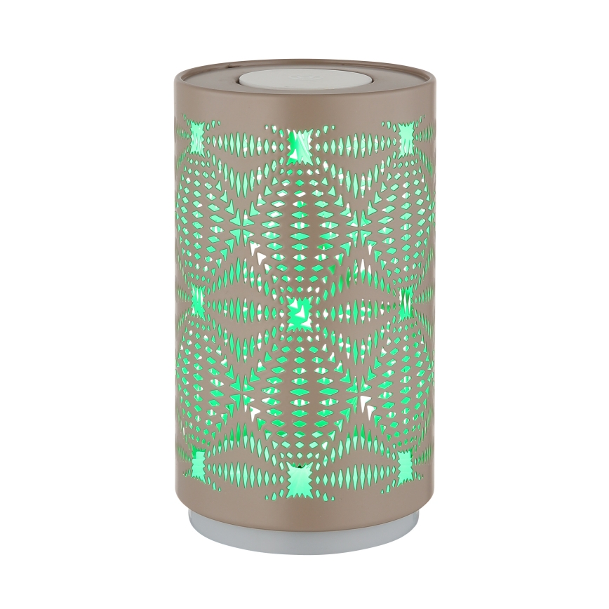 Globo - Світлодіодна RGB сенсорна настільна лампа з зарядкою LED/1W/5V 500 mAh коричнева