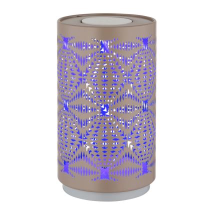 Globo - Світлодіодна RGB сенсорна настільна лампа з зарядкою LED/1W/5V 500 mAh коричнева