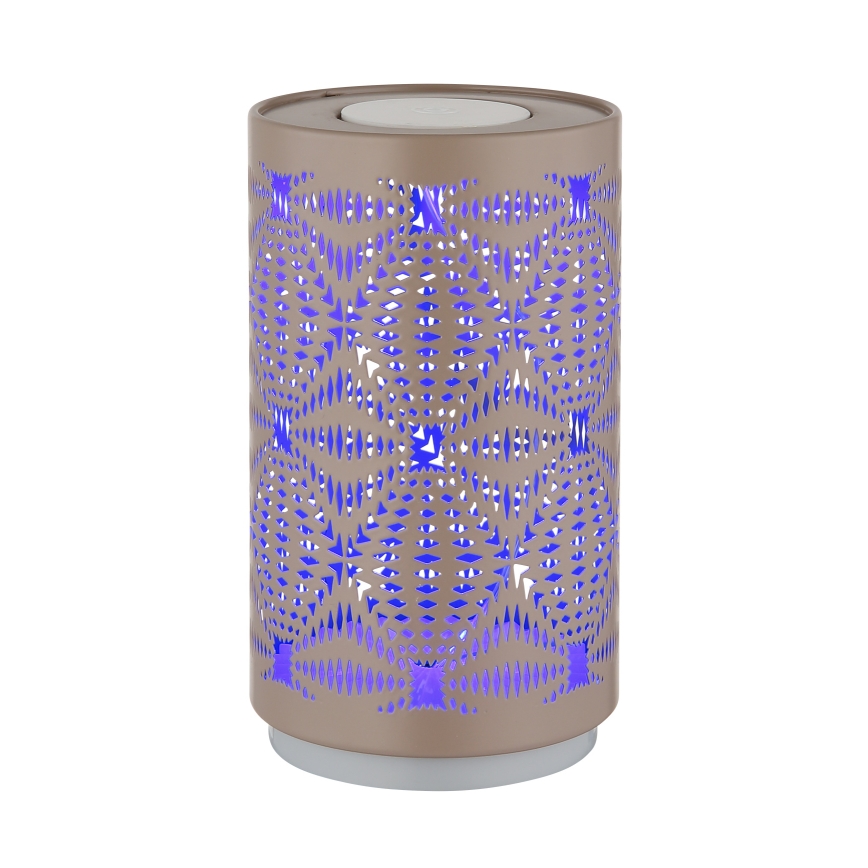 Globo - Світлодіодна RGB сенсорна настільна лампа з зарядкою LED/1W/5V 500 mAh коричнева