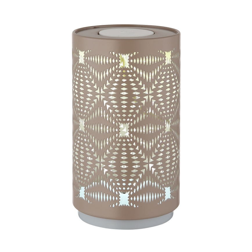 Globo - Светодиодная RGB сенсорная настольная лампа с зарядкой LED/1W/5V 500 mAh коричневая