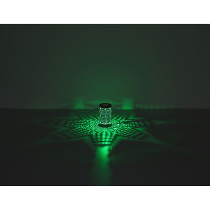 Globo - Светодиодная сенсорная аккумуляторная настольная RGB-лампа LED/1W/5V 500 mAh коричневый