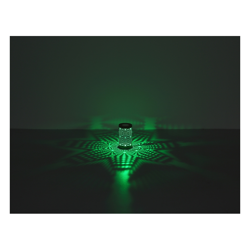 Globo - Светодиодная сенсорная аккумуляторная настольная RGB-лампа LED/1W/5V 500 mAh коричневый