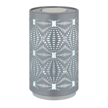 Globo - LED RGB Сенсорна акумуляторна настільна лампа LED/1W/5V 500 mAh сірий