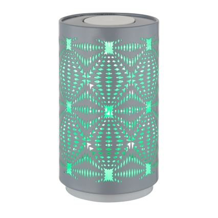 Globo - Светодиодная сенсорная аккумуляторная настольная RGB-лампа LED/1W/5V 500 mAh серый