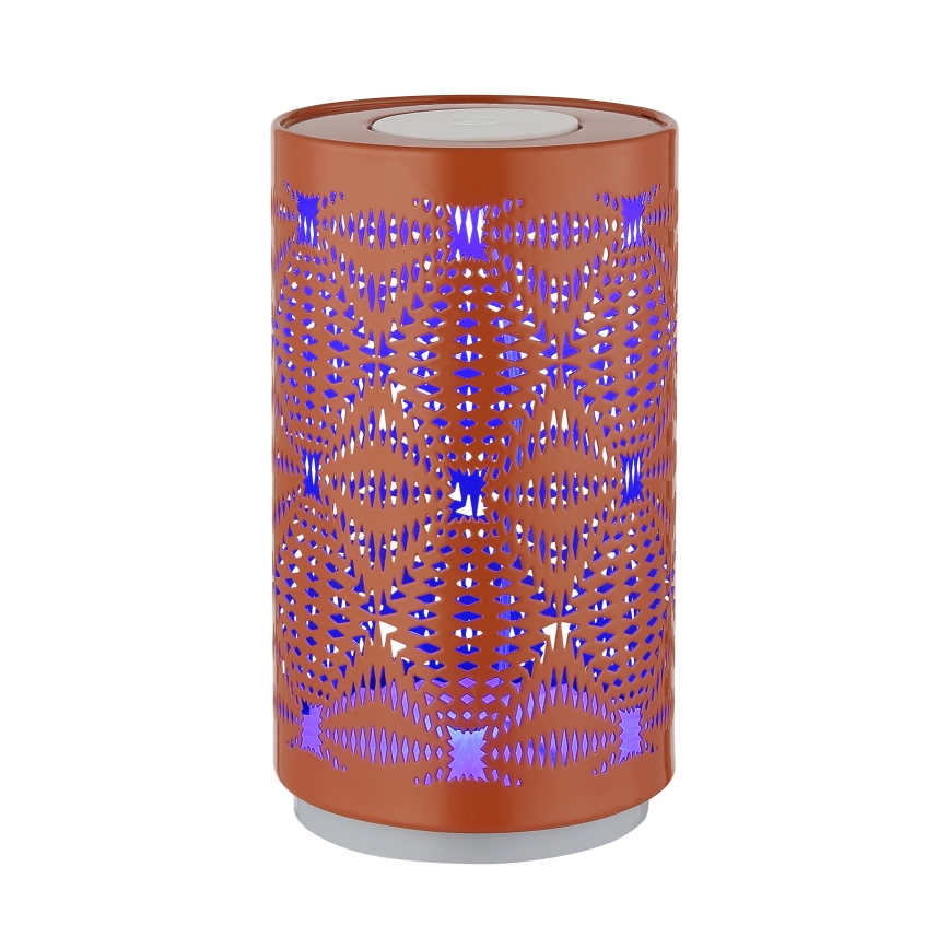 Globo - Светодиодная RGB сенсорная настольная лампа с зарядкой LED/1W/5V 500 мАч медного цвета