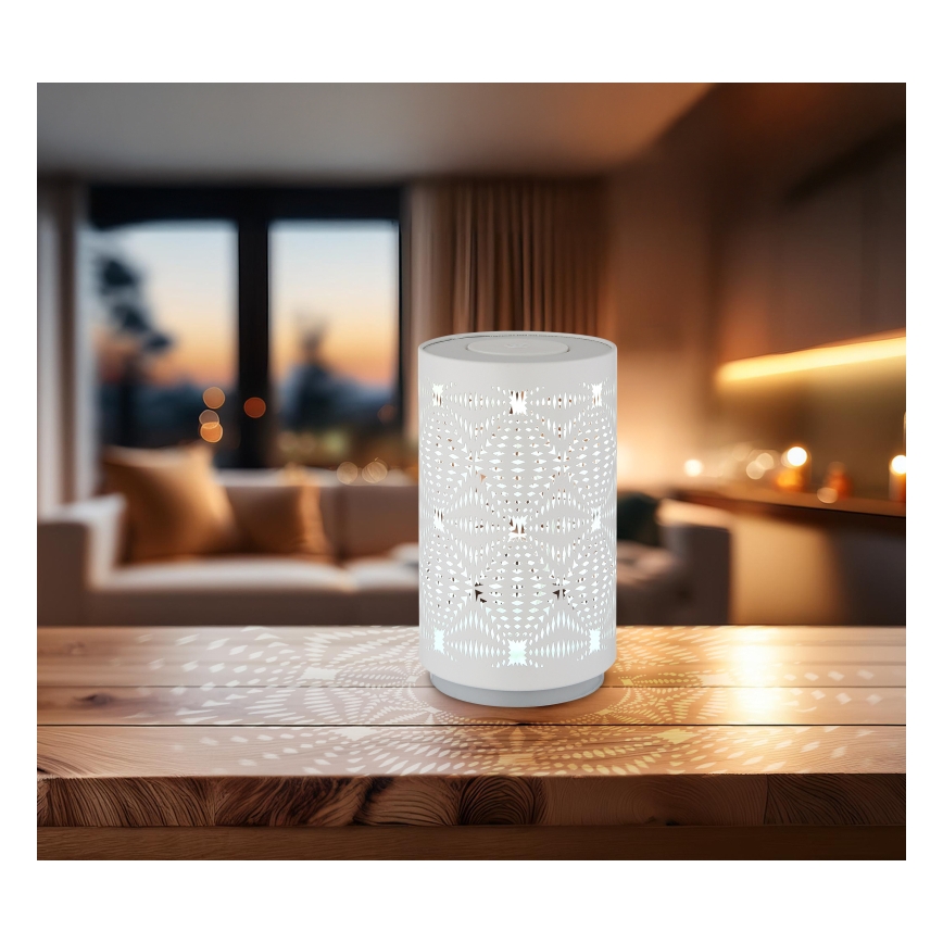 Globo - LED RGB Сенсорна акумуляторна настільна лампа LED/1W/5V 500 mAh білий