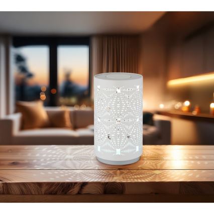 Globo - Светодиодная сенсорная аккумуляторная настольная RGB-лампа LED/1W/5V 500 mAh белый