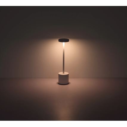 Globo - Сенсорна настільна LED лампа з регулюванням яскравості LED/1,2W/3,7V 2000K/3500K/7000K 1200 mAh USB білий