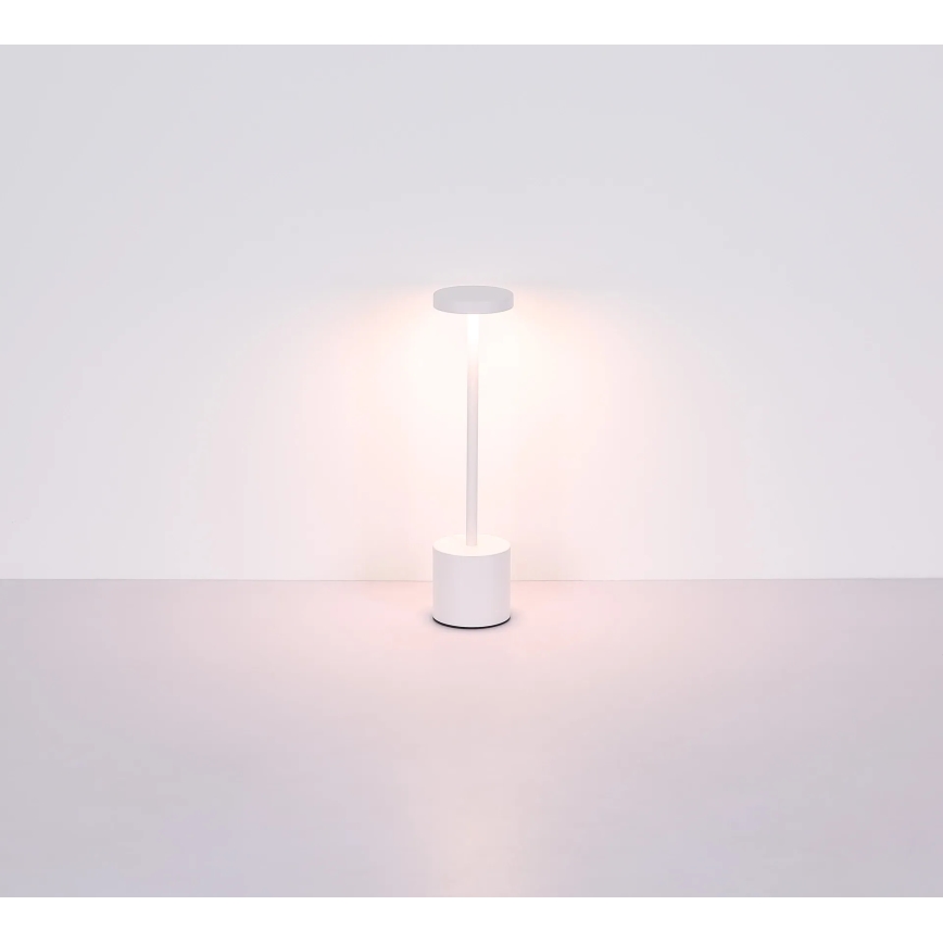 Globo - Сенсорна настільна LED лампа з регулюванням яскравості LED/1,2W/3,7V 2000K/3500K/7000K 1200 mAh USB білий