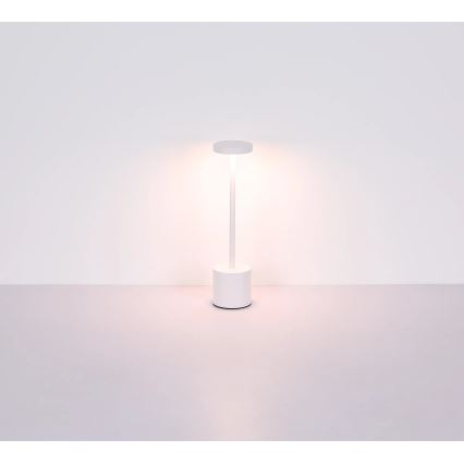Globo - Светодиодная сенсорная настольная лампа с регулированием яркости LED/1,2W/3,7V 2000K/3500K/7000K 1200 mAh USB белый