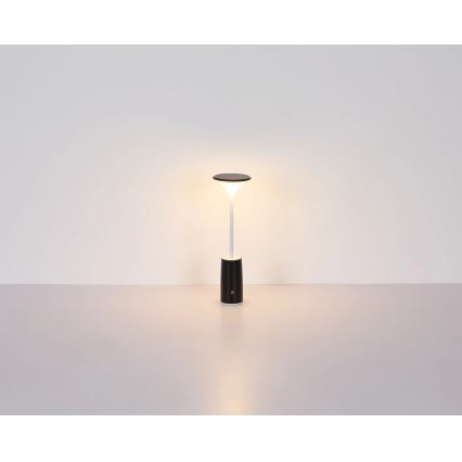Globo - LED Акумуляторна сенсорна настільна лампа з регулюванням яскравості LED/1,2W/3,7V 3000K 1500mAh чорний