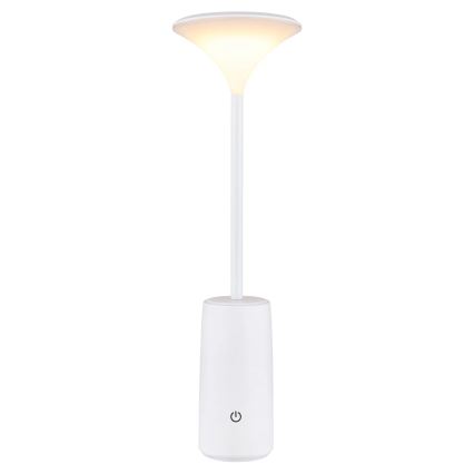 Globo - LED Акумуляторна сенсорна настільна лампа з регулюванням яскравості LED/1,2W/3,7V 3000K 1500mAh білий