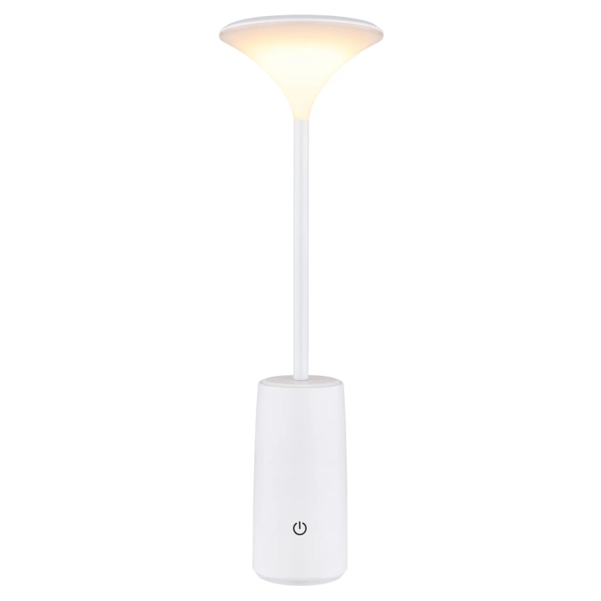 Globo - LED Акумуляторна сенсорна настільна лампа з регулюванням яскравості LED/1,2W/3,7V 3000K 1500mAh білий