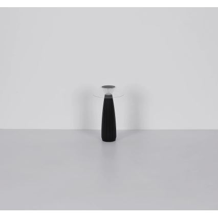 Globo - LED Акумуляторна сенсорна настільна лампа з регулюванням яскравості LED/1W/3,7V 3000K 1200mAh чорний
