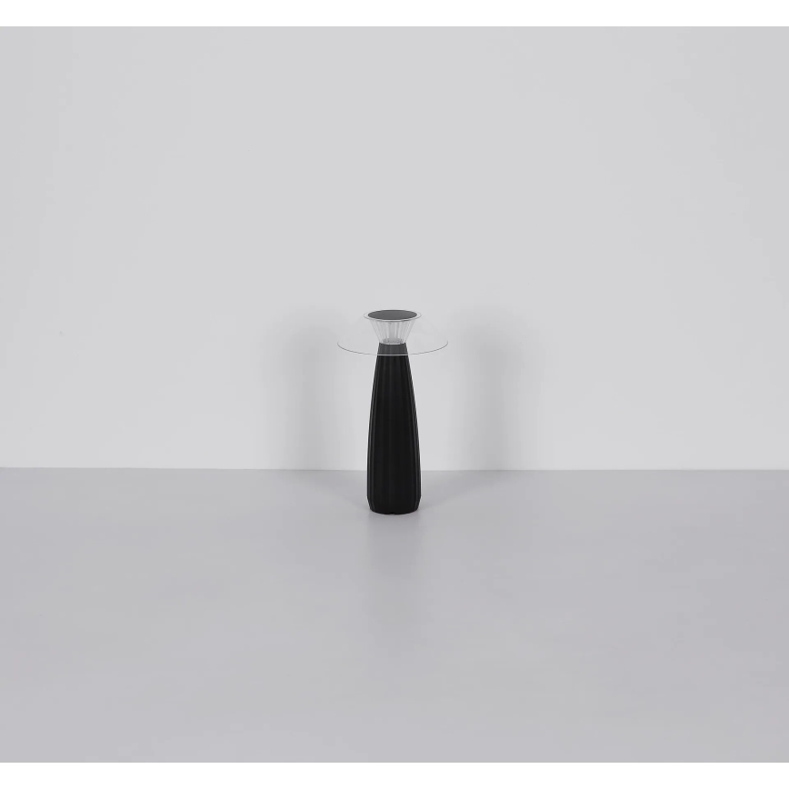 Globo - LED Акумуляторна сенсорна настільна лампа з регулюванням яскравості LED/1W/3,7V 3000K 1200mAh чорний