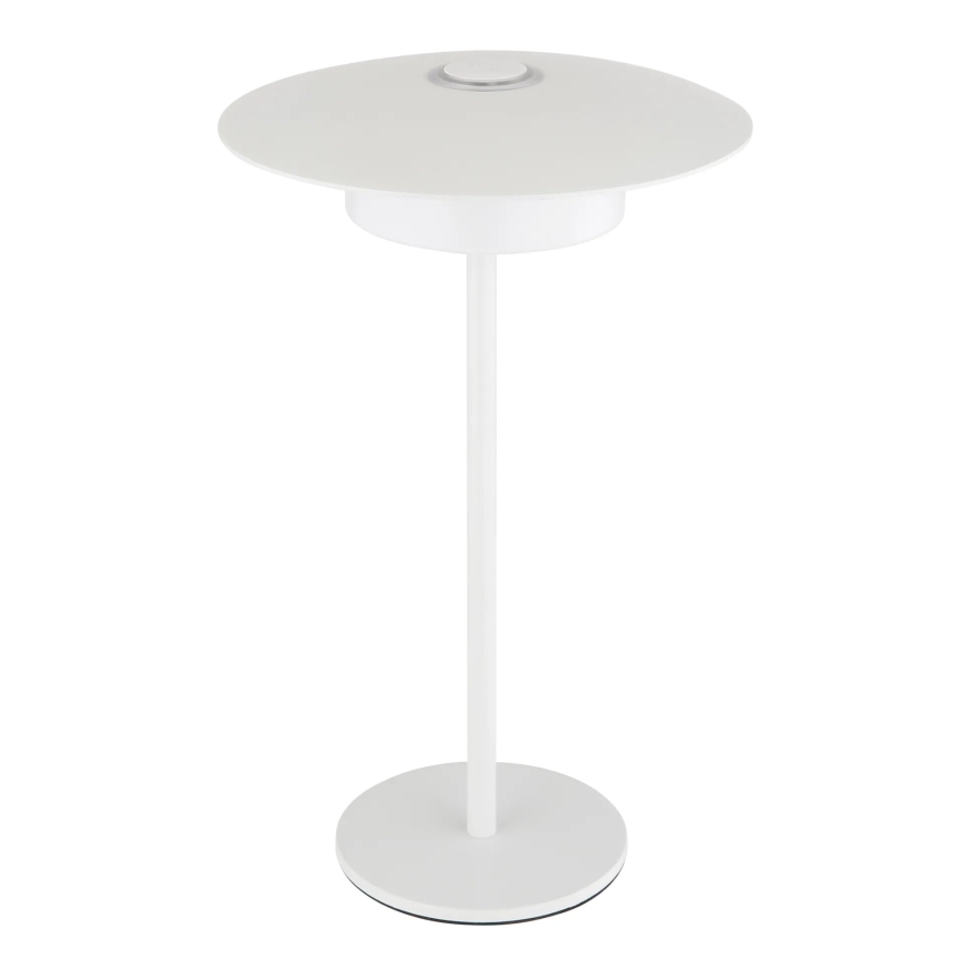 Globo - LED Вулична акумуляторна сенсорна настільна лампа LED/3W/3,7V 1800/2700/3000K IP44 1800 mAh білий