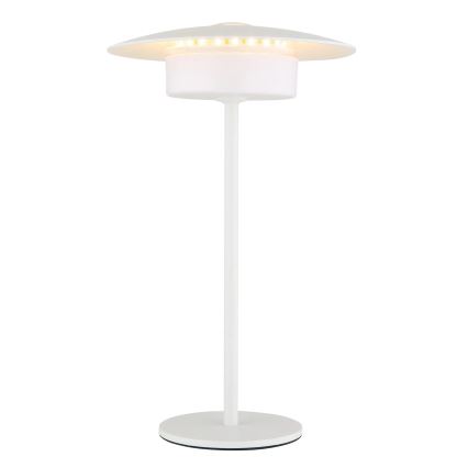 Globo - LED Вулична акумуляторна сенсорна настільна лампа LED/3W/3,7V 1800/2700/3000K IP44 1800 mAh білий