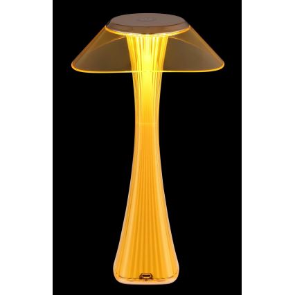 Globo - LED Настільна акумуляторна лампа з регулюванням яскравості LED/2,5W/3,7V 1200mAh 2700K/4500K/6500K золотистий