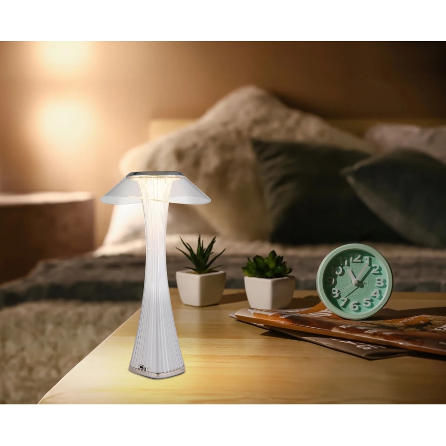 Globo - LED Настільна акумуляторна лампа з регулюванням яскравості LED/2,5W/3,7V 1200mAh 2700K/4500K/6500K білий
