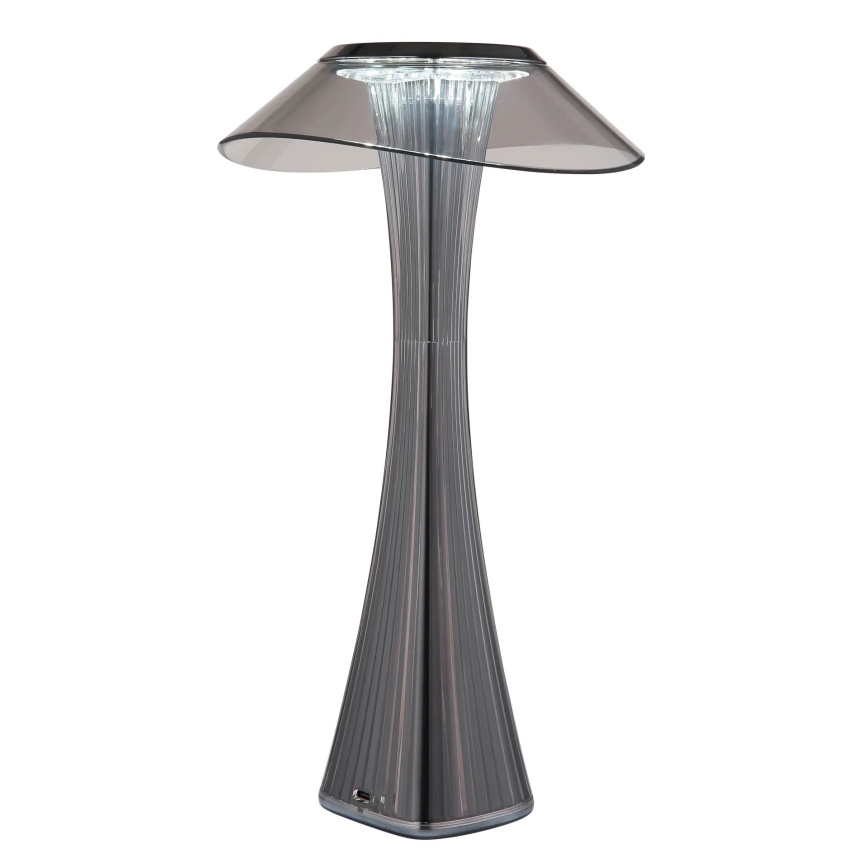 Globo - LED Настільна акумуляторна лампа з регулюванням яскравості LED/2,5W/3,7V 1200mAh 2700K/4500K/6500K чорний