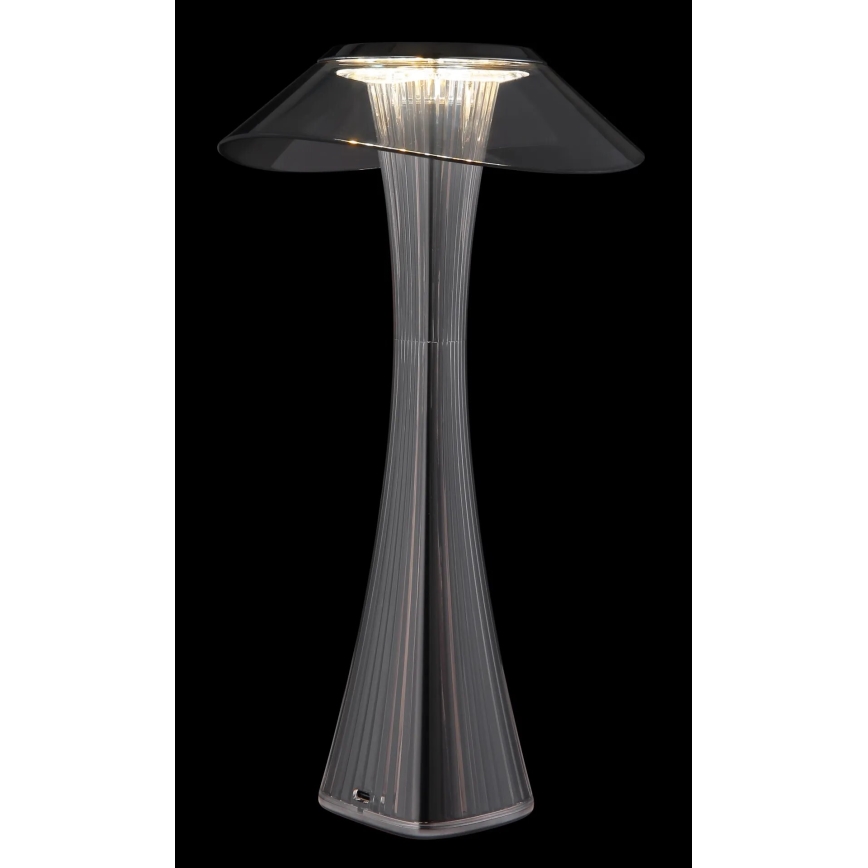 Globo - LED Настільна акумуляторна лампа з регулюванням яскравості LED/2,5W/3,7V 1200mAh 2700K/4500K/6500K чорний