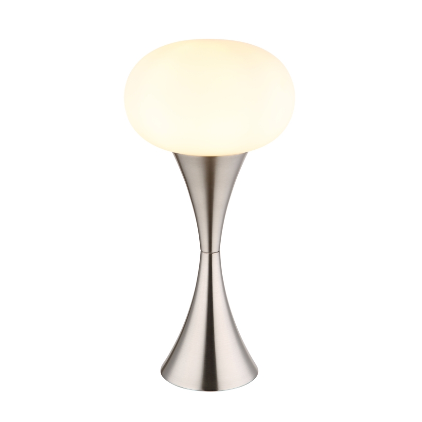 Globo - Настольная лампа 1xE14/25W/230V матовый хром