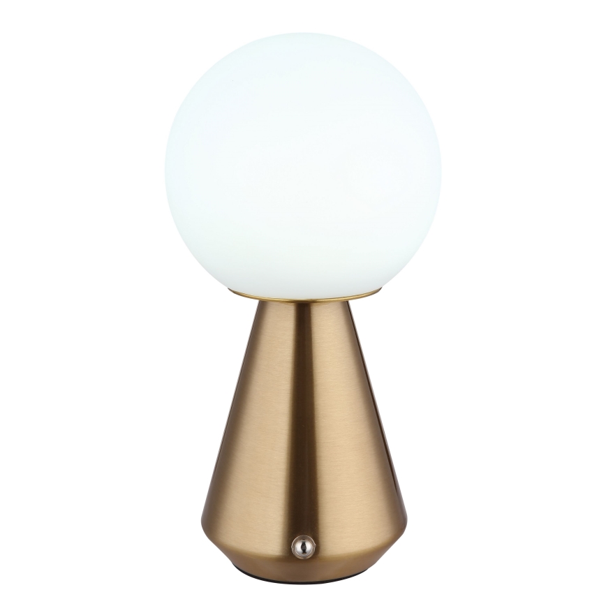 Globo - LED Сенсорна вулична настільна лампа з регулюванням яскравості LED/1,5W/5V 3000/4500/6500K 1800 mAh IP41 мідний