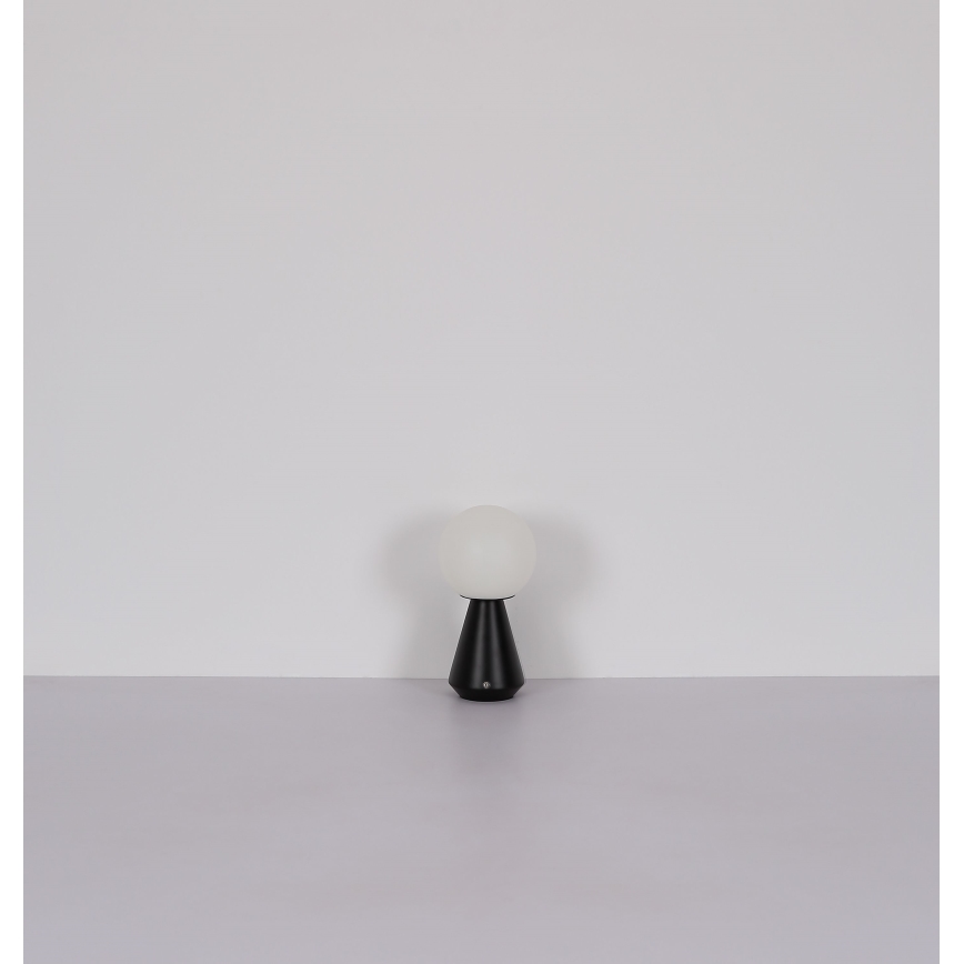 Globo - Светодиодная регулируемая сенсорная уличная настольная лампа LED/1,5W/5V 3000/4500/6500K 1800 мАч IP41 черная