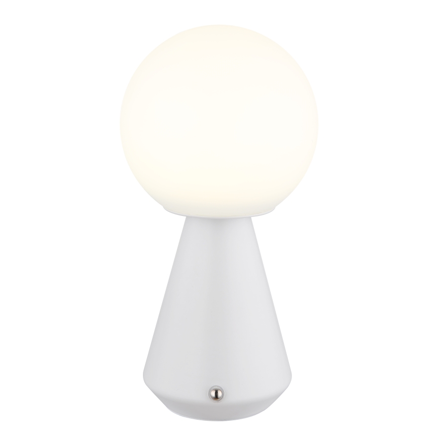 Globo - LED Сенсорна вулична настільна лампа з регулюванням яскравості LED/1,5W/5V 3000/4500/6500K 1800 mAh IP41 білий