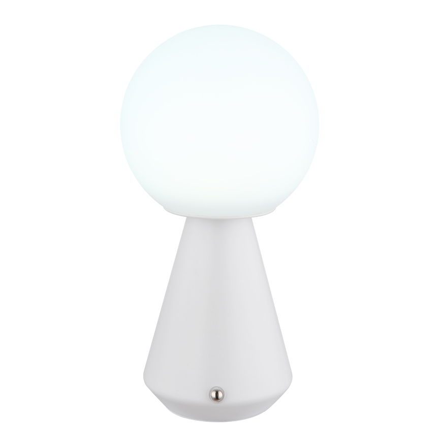 Globo - LED Сенсорна вулична настільна лампа з регулюванням яскравості LED/1,5W/5V 3000/4500/6500K 1800 mAh IP41 білий