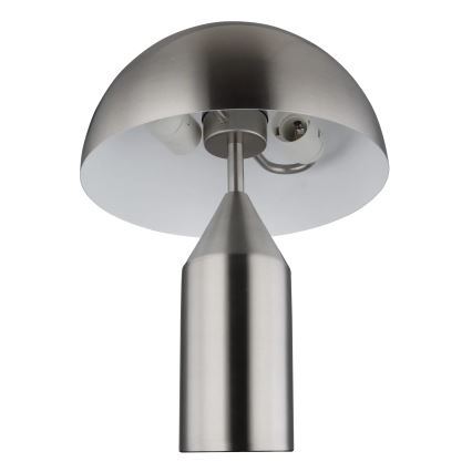 Globo - Настільна лампа 2xE27/40W/230V у матовому хромі