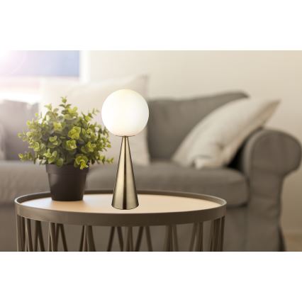 Globo - Настільна лампа 1xE27/40W/230V латунь